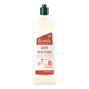 Универсальное средство для мытья посуды Ecvols №8 с эфирными маслами (трава-мята), 500 мл
