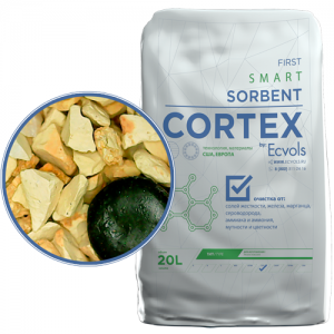 Загрузка смарт-сорбент Cortex Eco, удаление железа, марганца, органики, 1 литр
