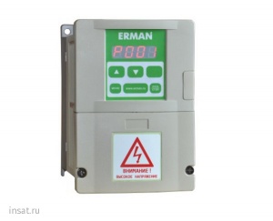 ERMAN ER-G-220-02 частотный преобразователь для управления водяными насосами, 220В, 2,2 кВт