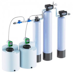 Комплексная система очистки воды AQUADOSE Standart/Double 8-10-8, Потребители, до 4 чел, сброс 200л