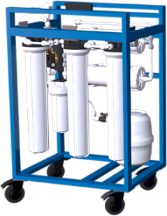 Система обратного осмоса Ecvols RO-100 Premium, 2,4 м3/сутки, 5-7 Бар